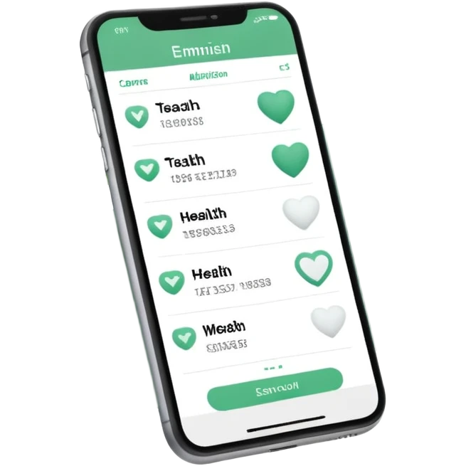 Health application emoji