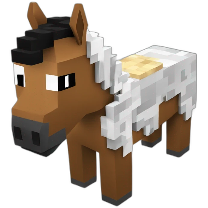 Minecraft horse emoji