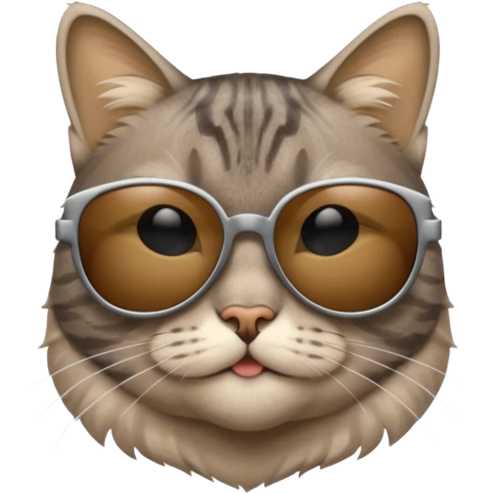 Cat wearing sunglasses emoji