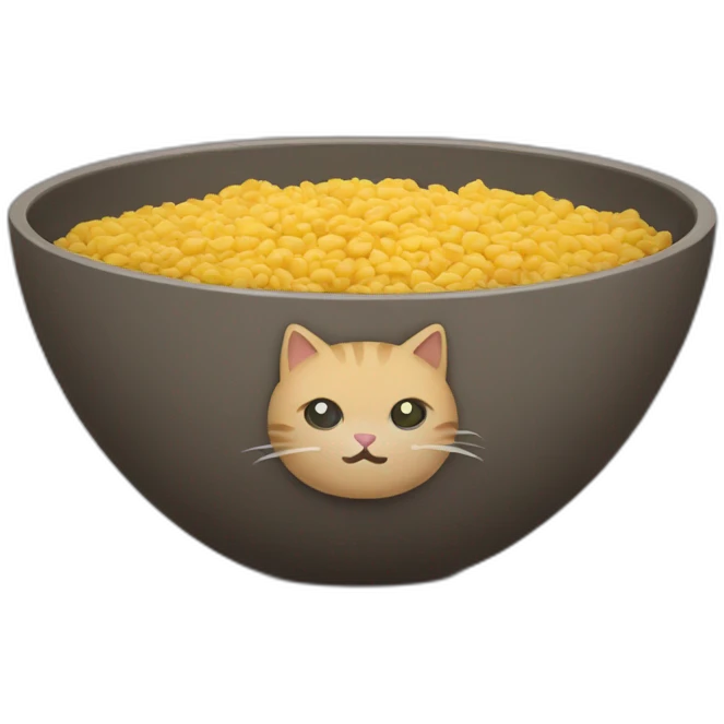 cat bowl emoji