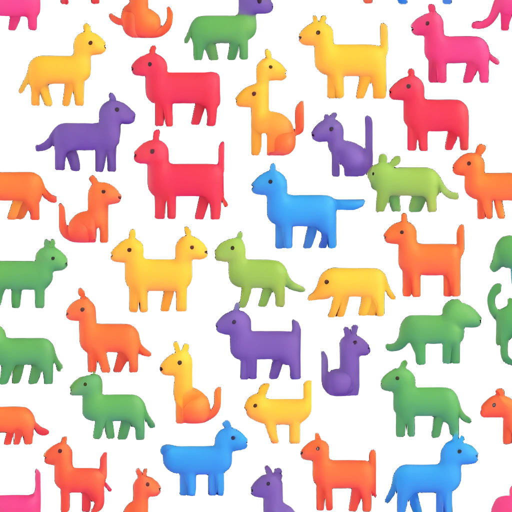 Rainbow Animals emoji