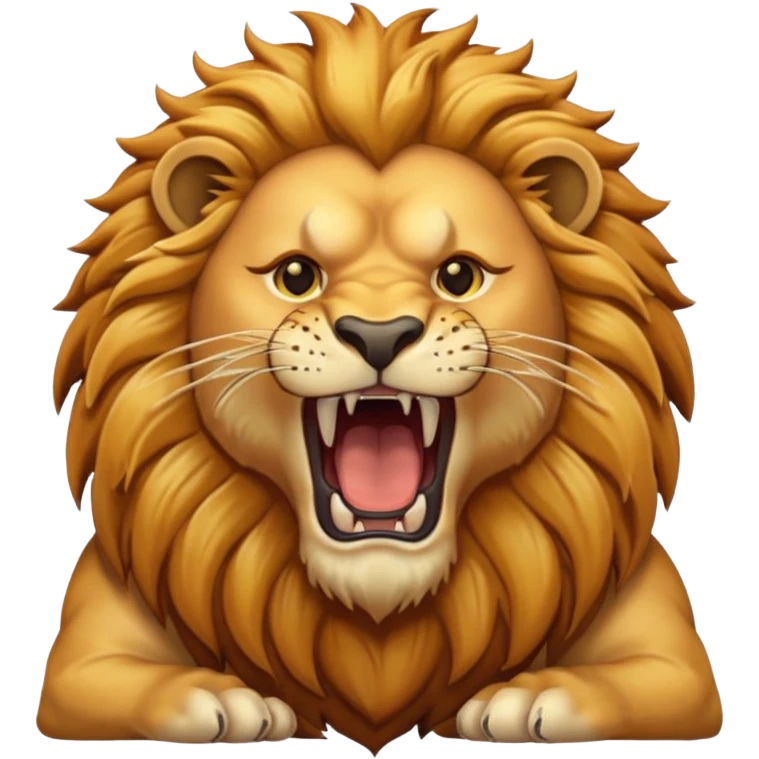 lion roaring emoji emoji