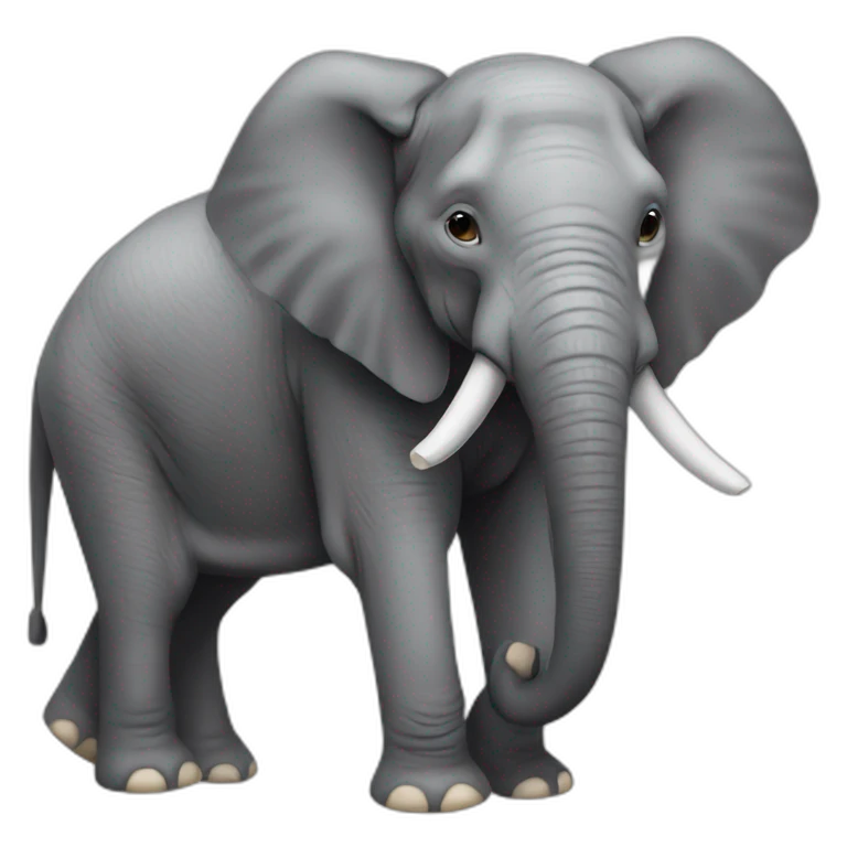 Elephant in the serengheti emoji
