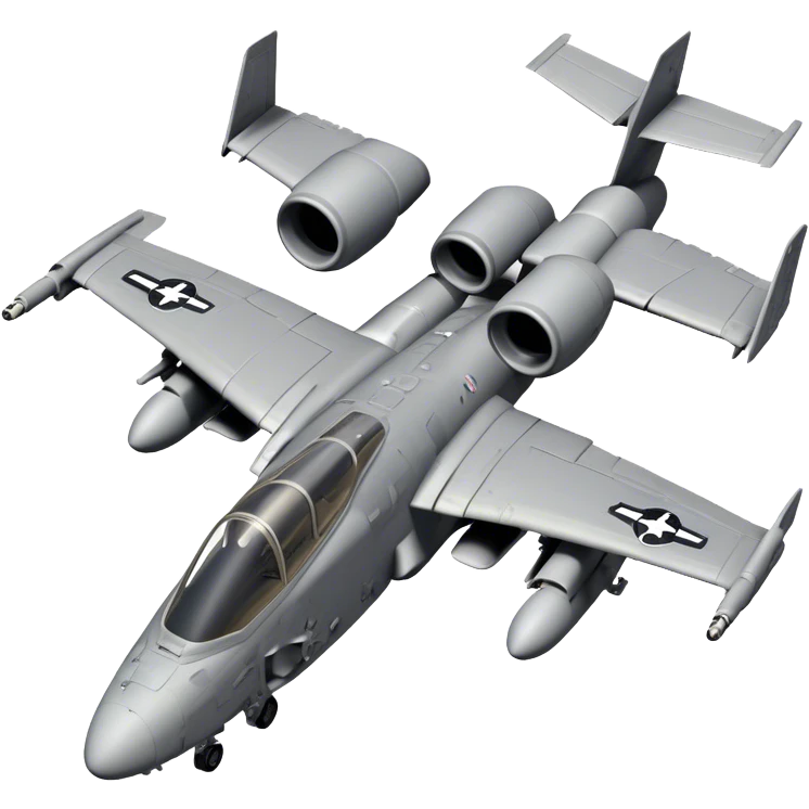 Warthog Jet (A-10 Thunderbolt II) - Fairchild Republic (Model Year: 2022) (Iconic colour: Desert camo) emoji
