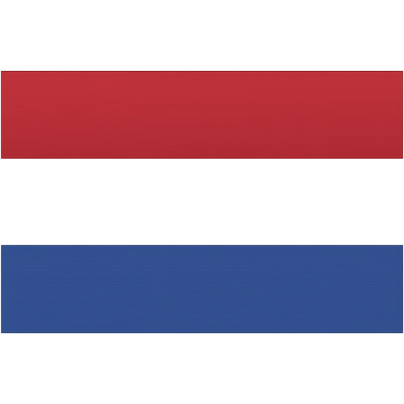 flat design style flag with red, blue and white stripes emoji