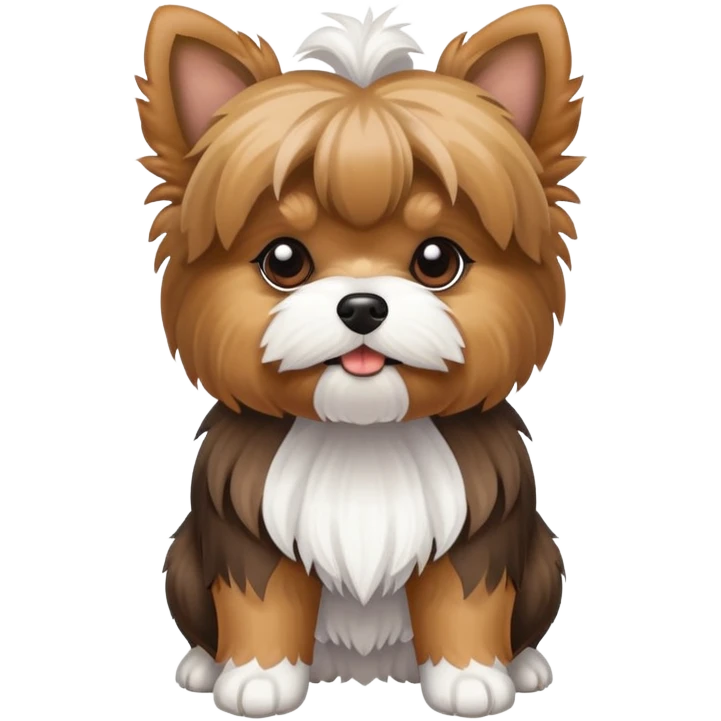 yorkie shitzu dog emoji