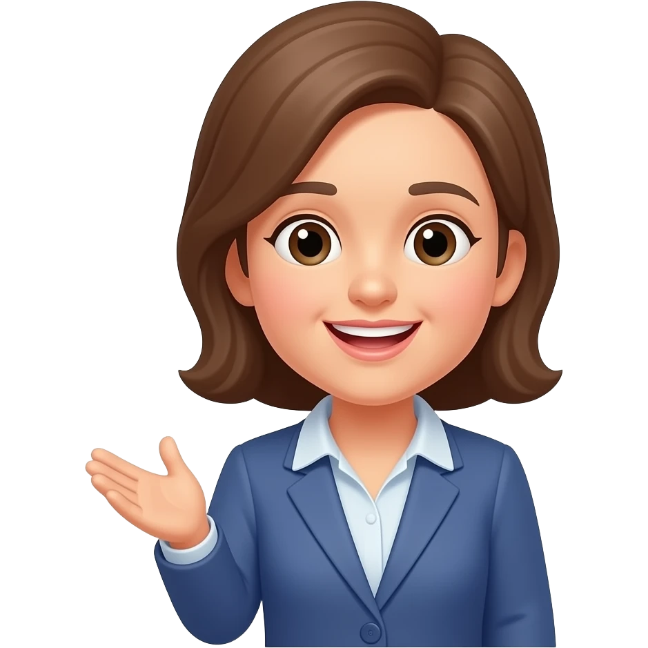 A scene of someone talking to a counselor emoji