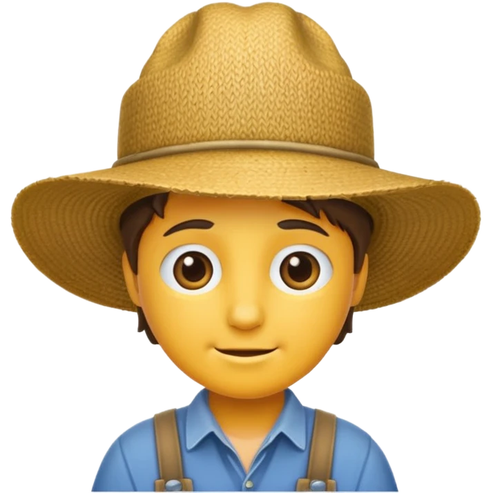 farmer hat emoji