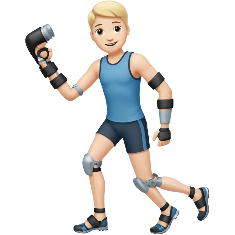 Ich fühle mich fröhlich, weil ich taglich positive Lust habe. Außerdem habe ich gestren Unfall gemacht. Uhhh aber … ich bin stark 💪🏼🦿🦾 emoji