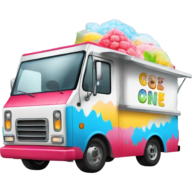 shaved ice truck emoji