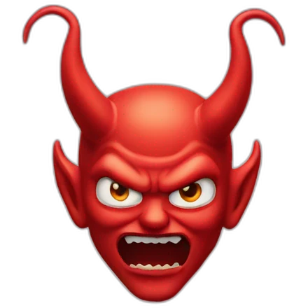 Satan en train de se faire invoquer emoji