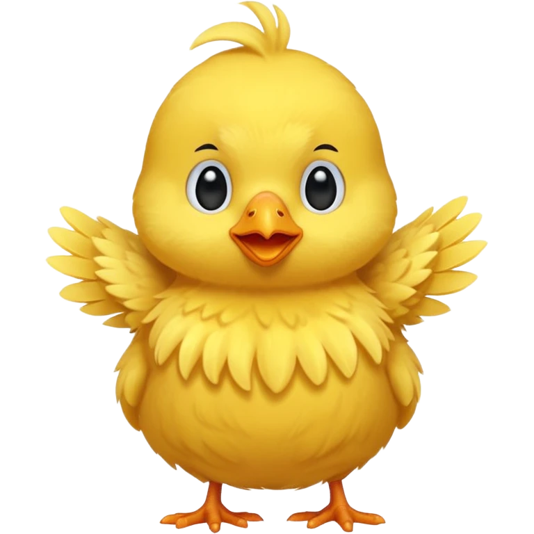 pollito saludando emoji