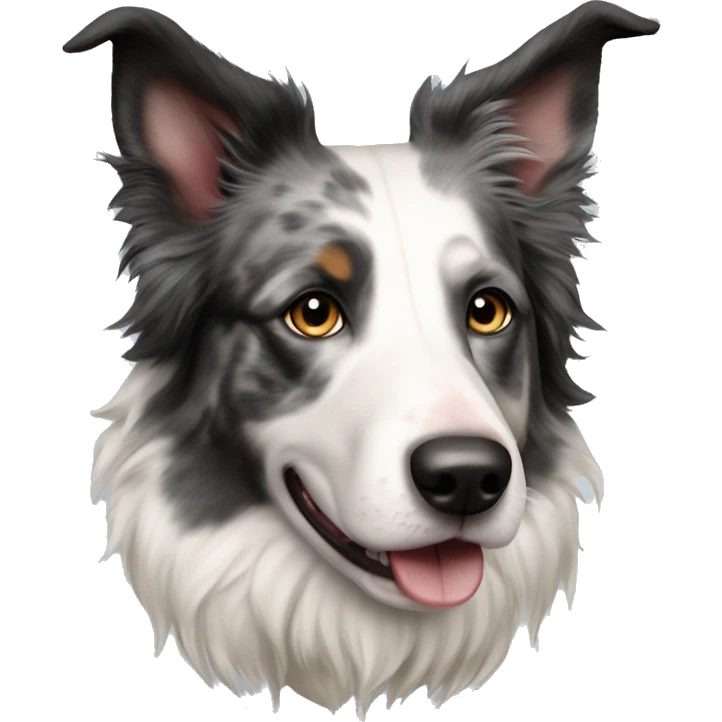 Merle border collie cross Alsatian  emoji
