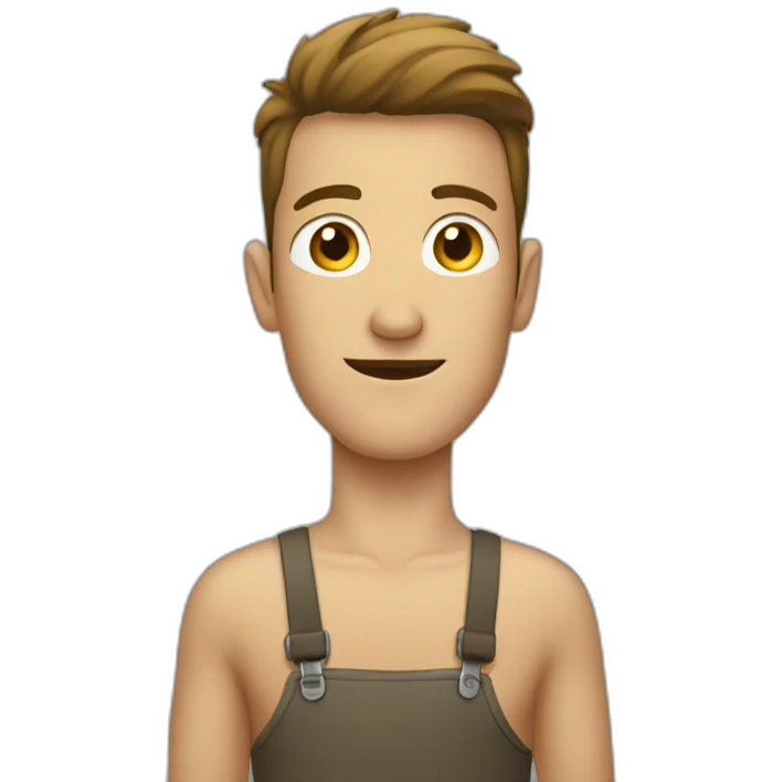 homme avec une t4 emoji