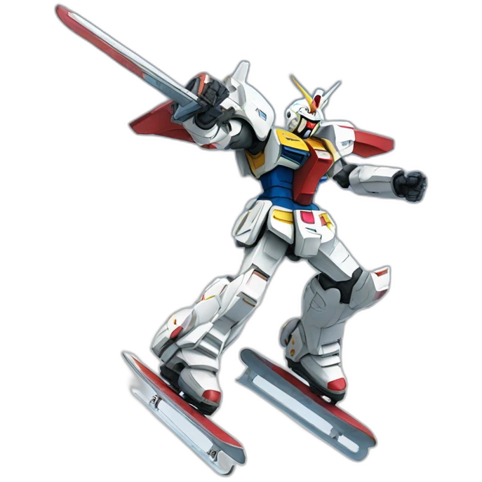 Gundam Skating emoji