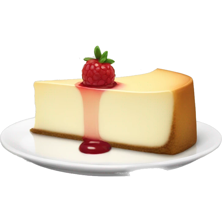 Cheesecake on a Plate emoji