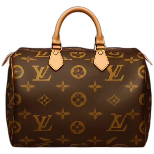 Lv speedy bag emoji