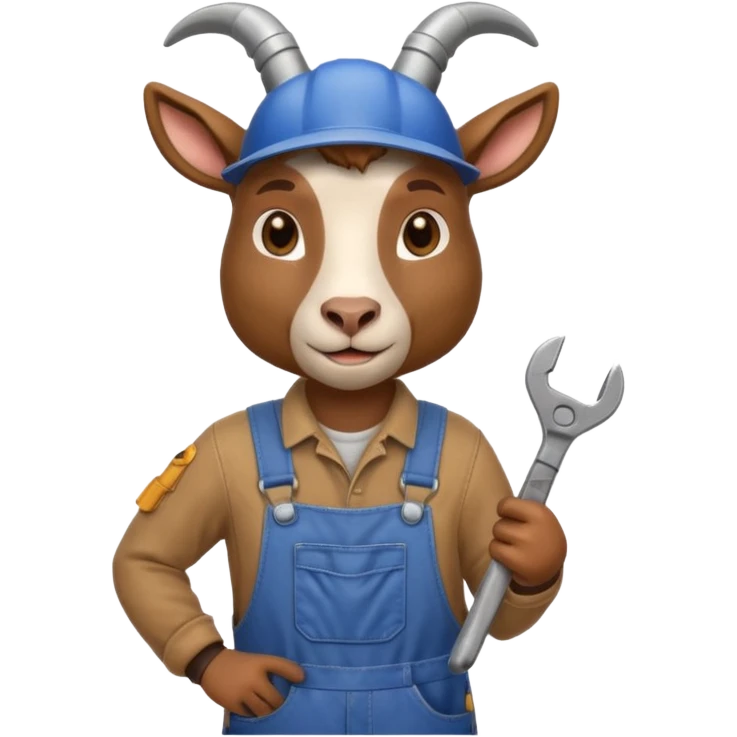 Goat mechanic emoji