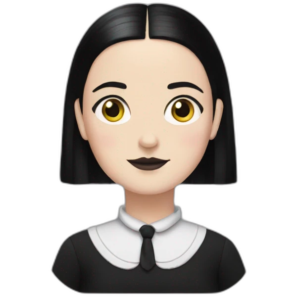 wednesday addams emoji