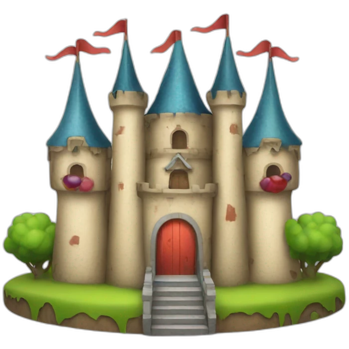 Clown castle emoji