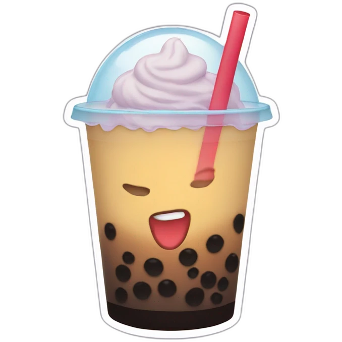 shadow bubble tea emoji
