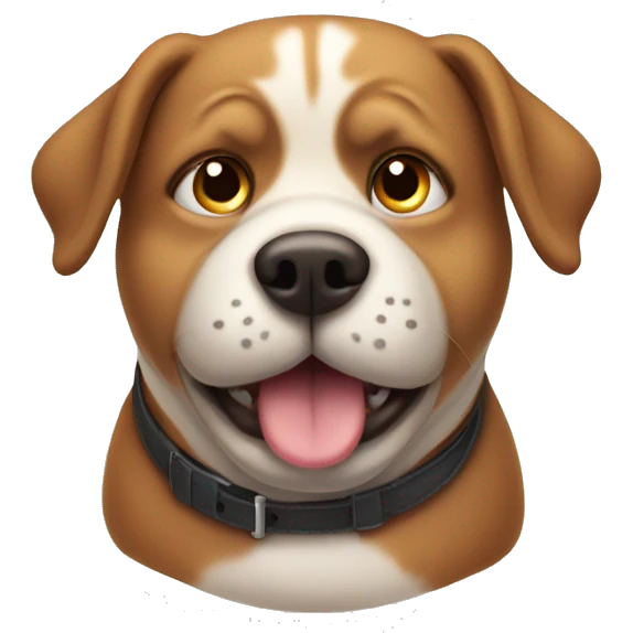 fat dog emoji