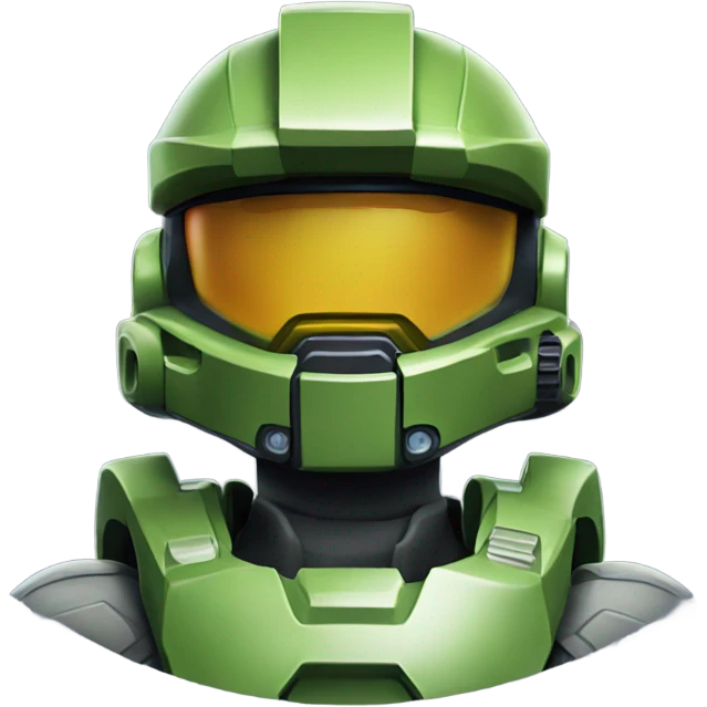 Master Chief with a birthday hat emoji