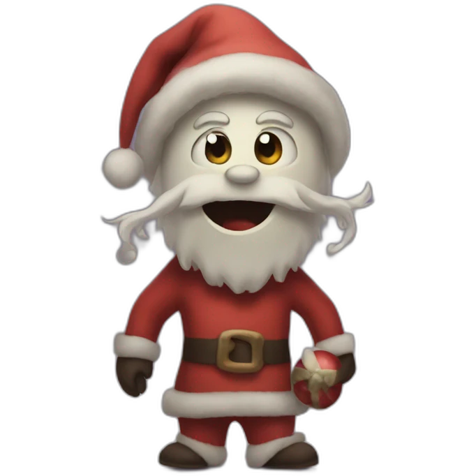 The nightmare Christmas emoji