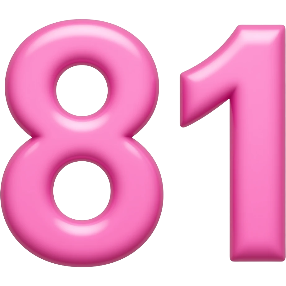 81 pink emoji