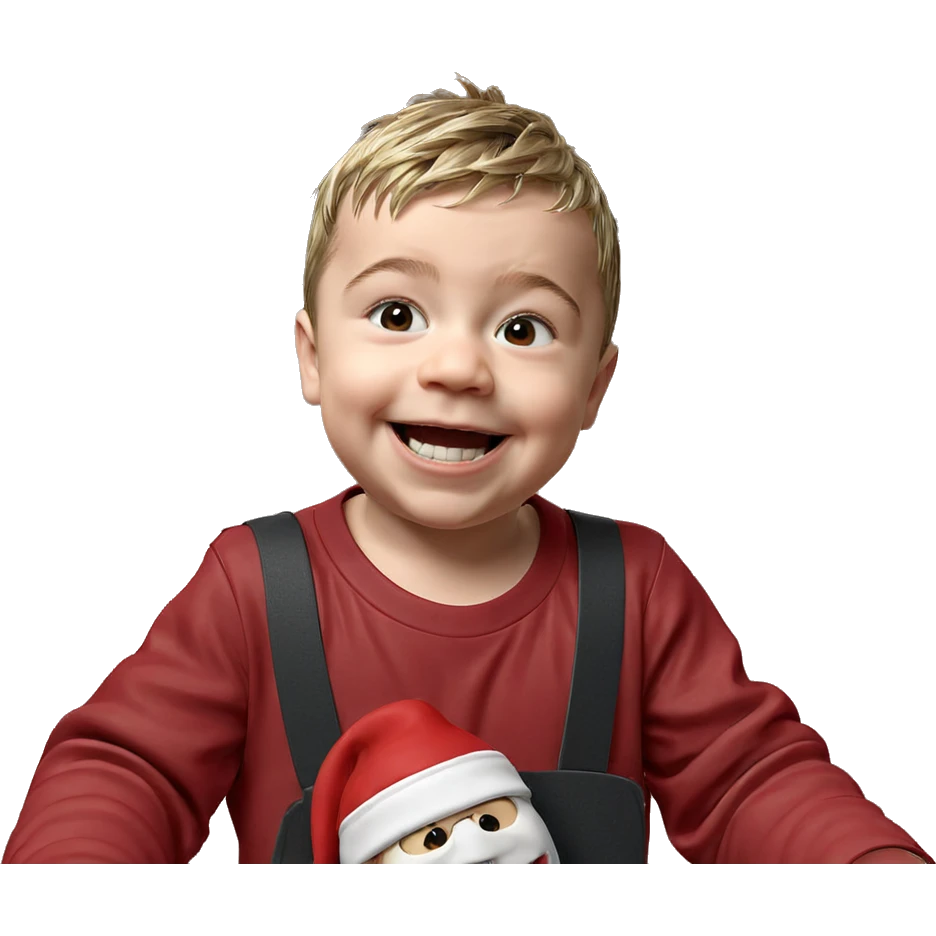 smiling boy in horror theme emoji