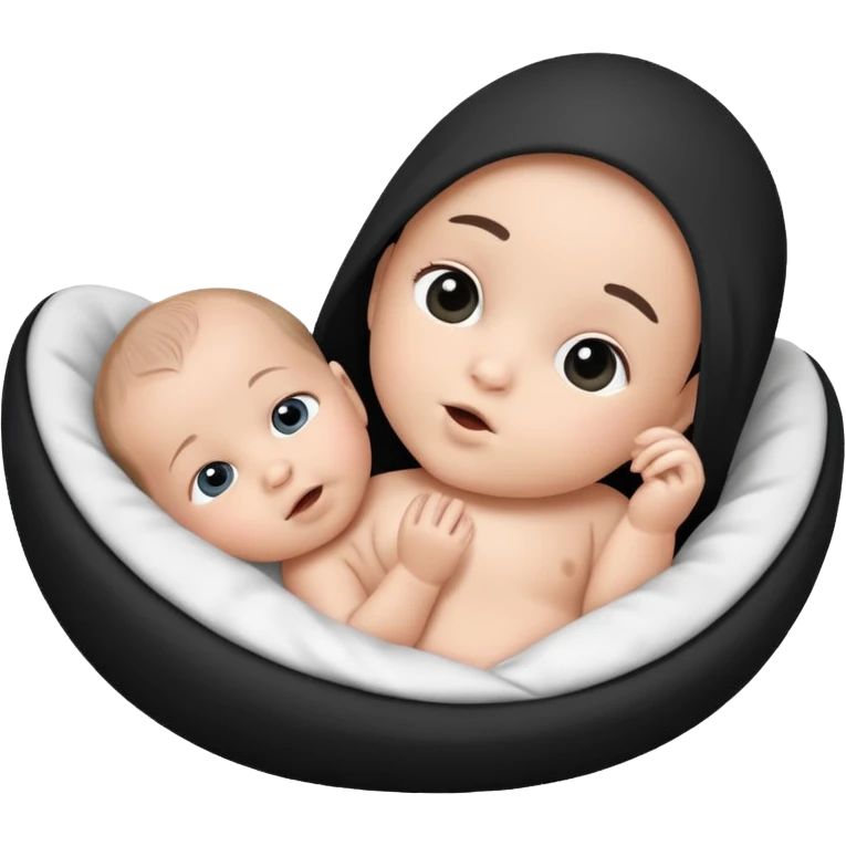 Newborn B&W Photoshoot emoji