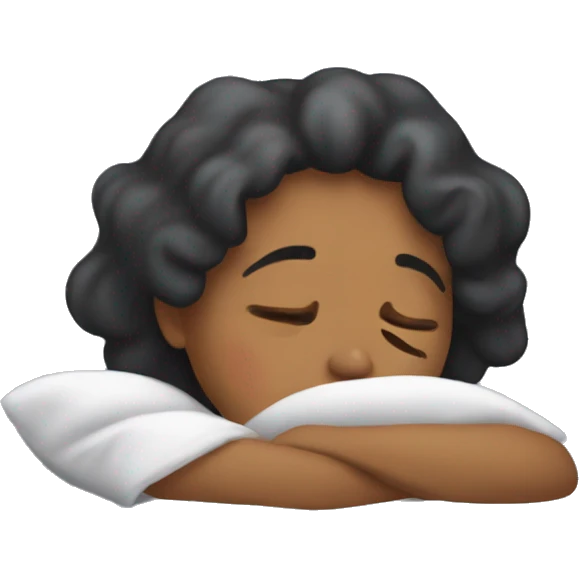Mujer durmiendo  emoji