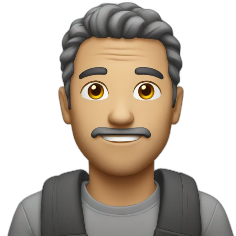 Dude white emoji