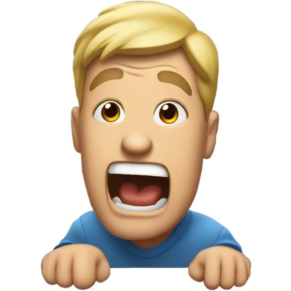 Man falling down stairs emoji