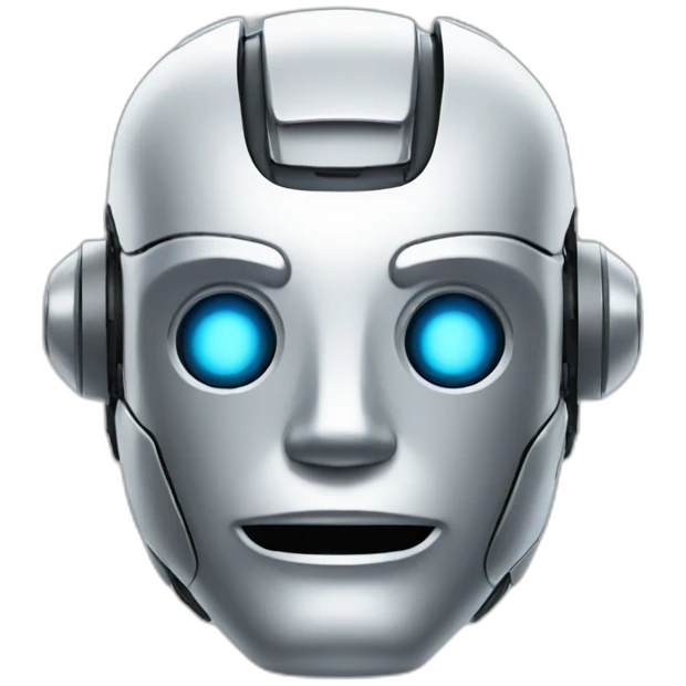 robot head emoji