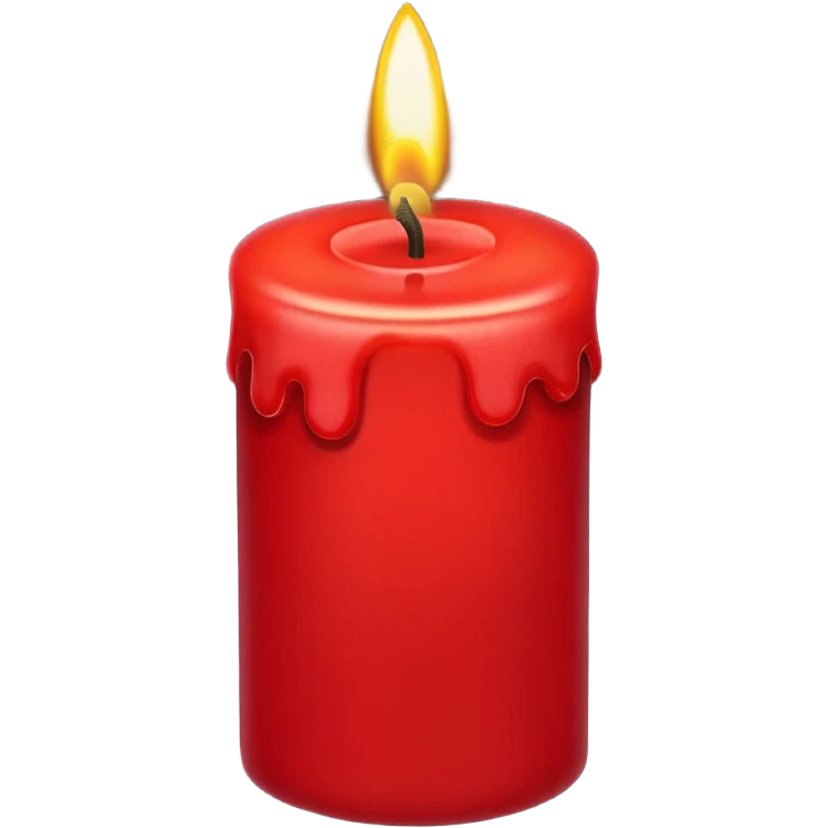 Christmas candle emoji