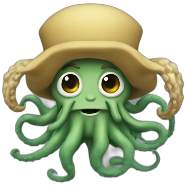 Davy Jones with tentacles emoji