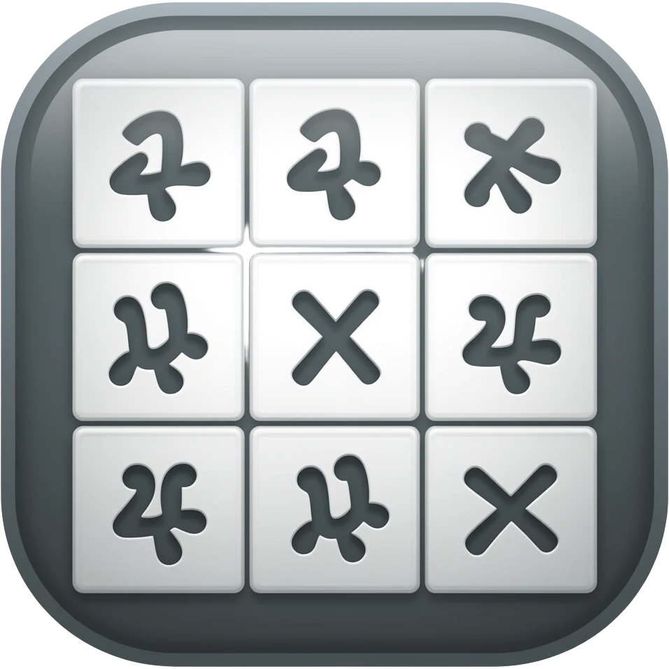 i want to make a game app that is a crossword puzlle give me a logo for it emoji