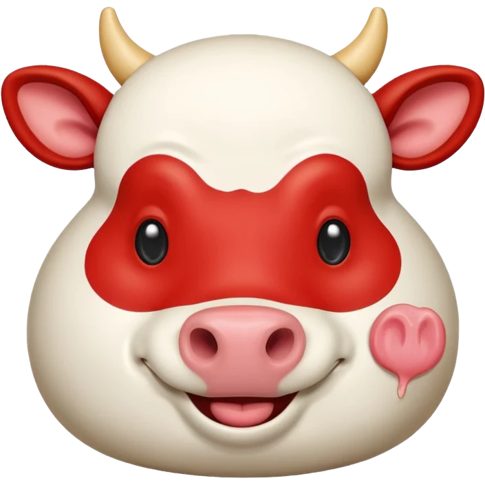 Laughing cow emoji