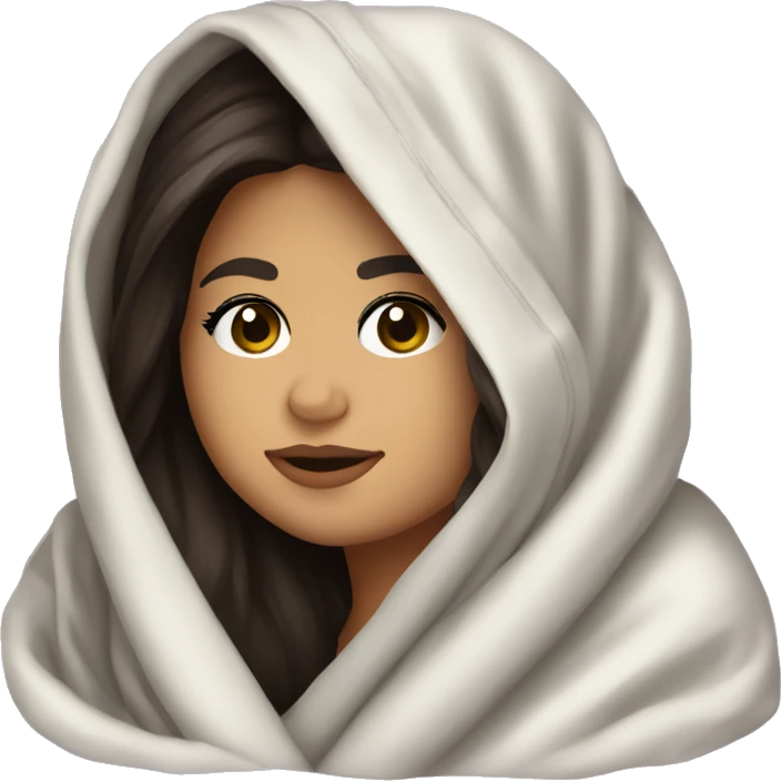 selena gomez wrapped in blanket  emoji