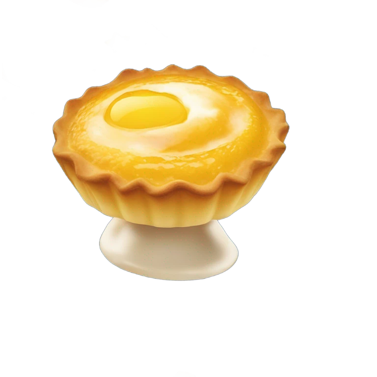 Egg tart dancing in space! This is my perfect food project so please, thank you. emoji