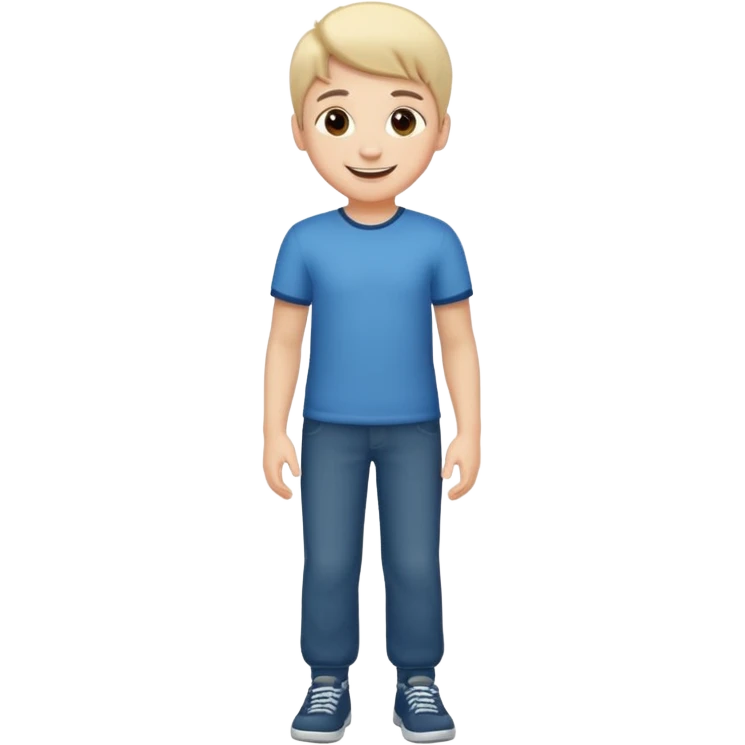 Make a naked full boy emoji