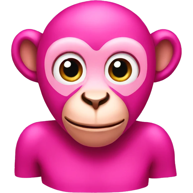 Pink monkey  emoji