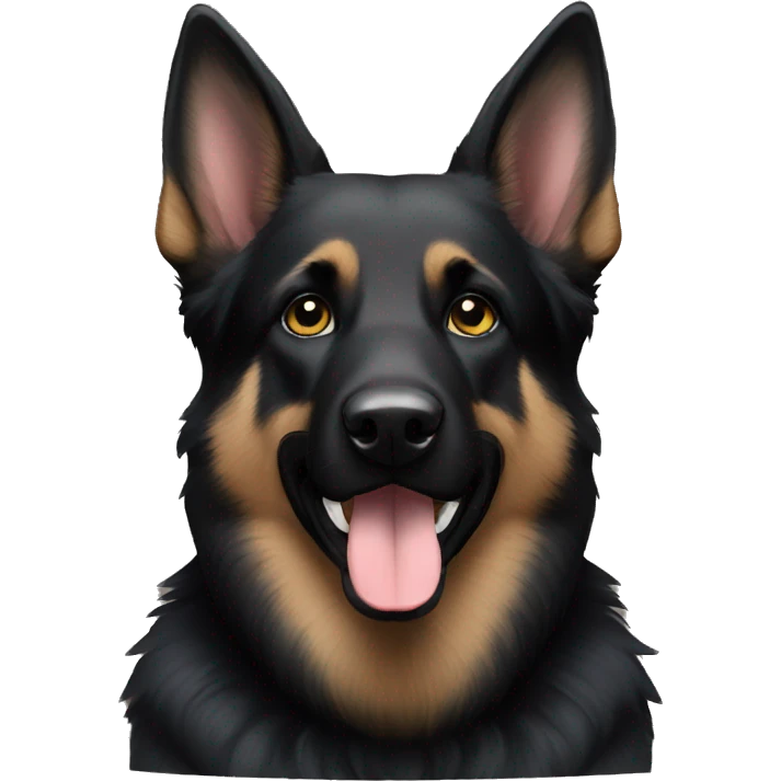 black german shepherd emoji