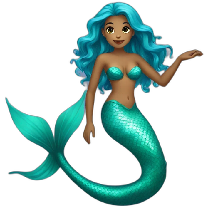 Beautiful-mermaid emoji