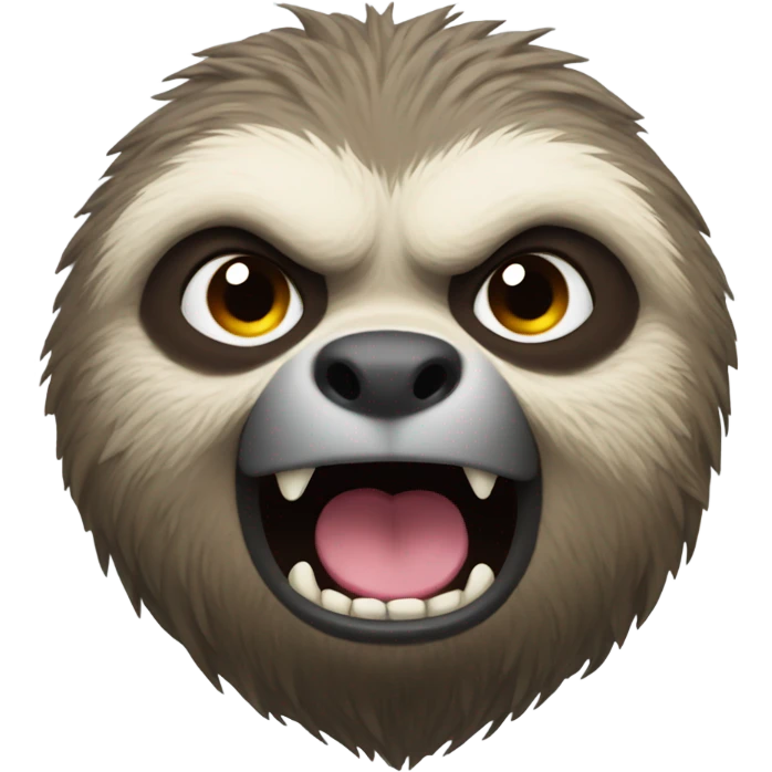 angry sloth emoji