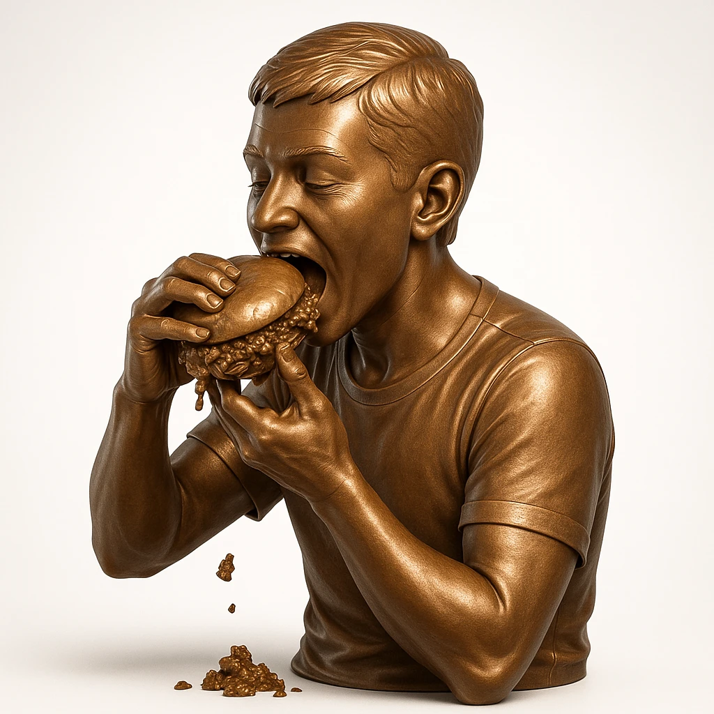 person eating sloppy joe emoji