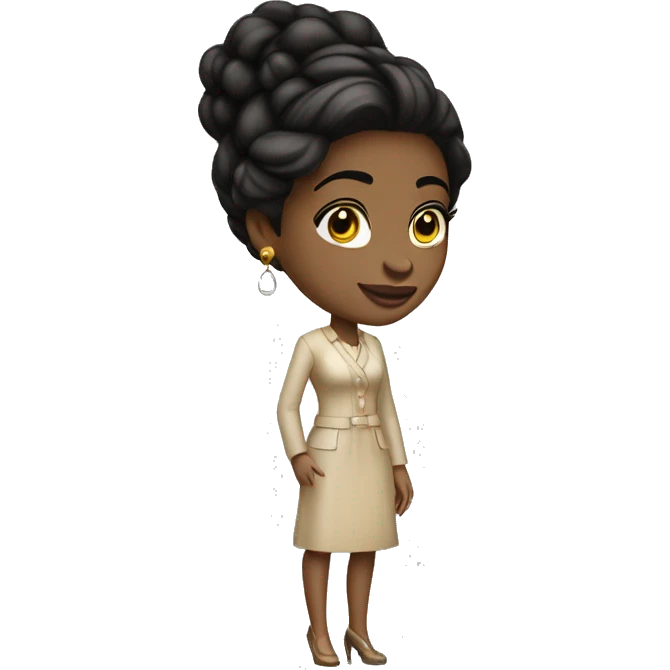 Female luxury retail light skin dark hair with for sale sign  emoji