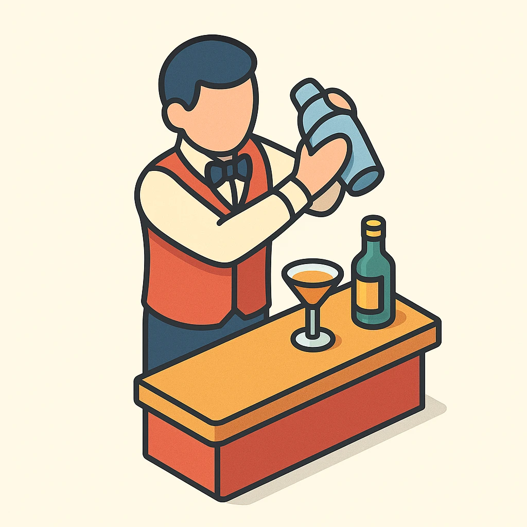 bartender mixing drinks emoji