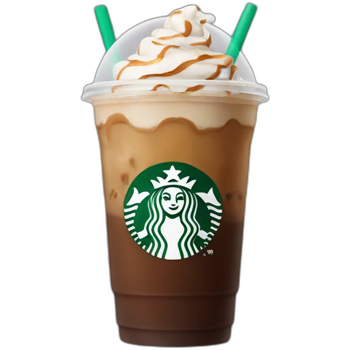 Starbucks ice coffee closed emoji